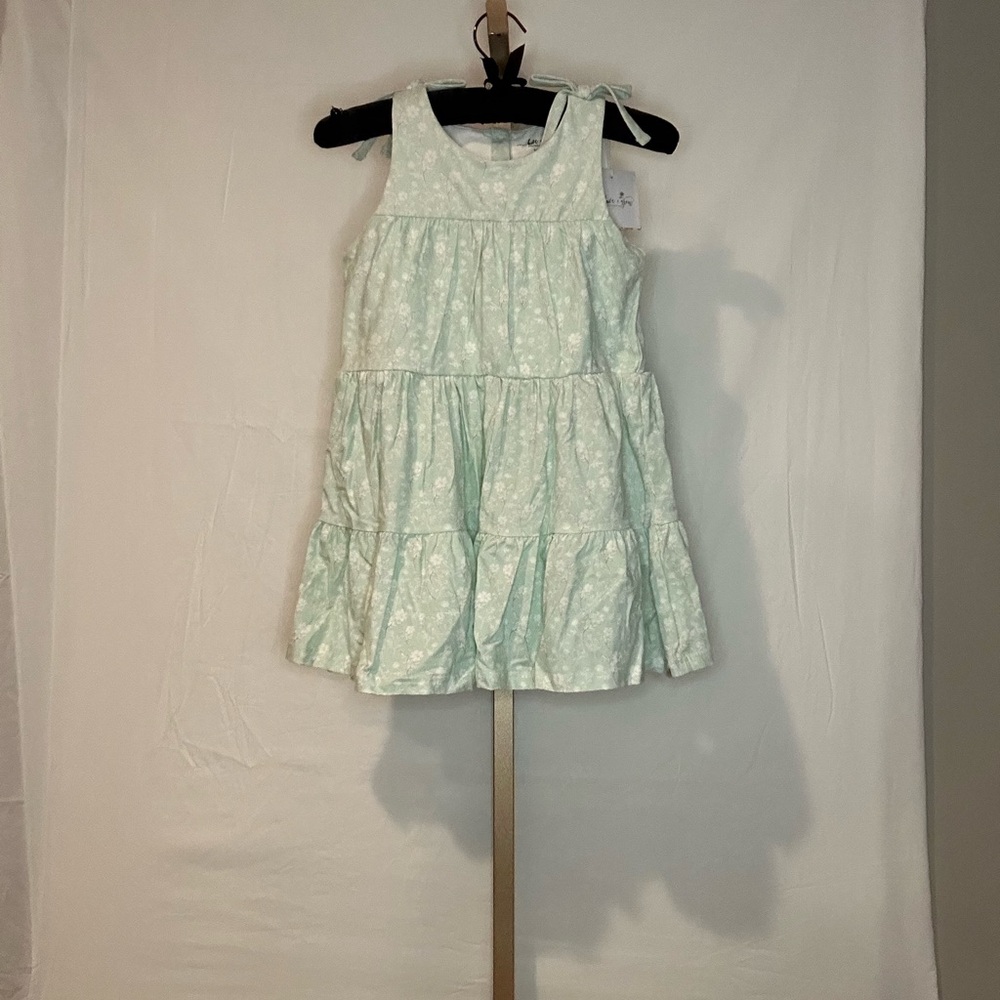 Adorable Mint Green Kids Casual Dress